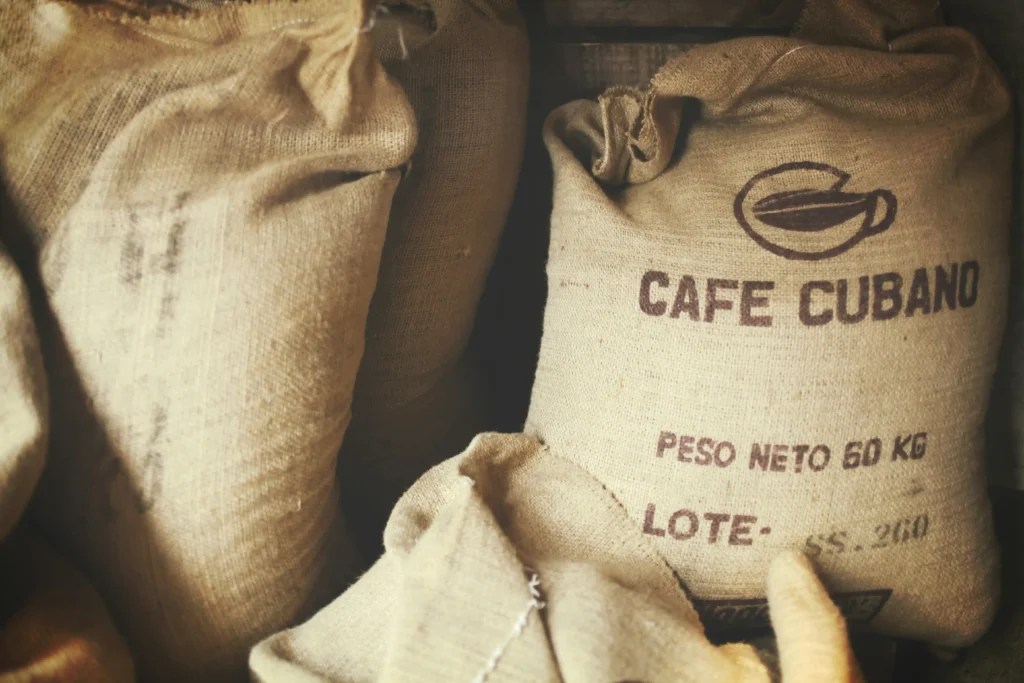 café cubano típico