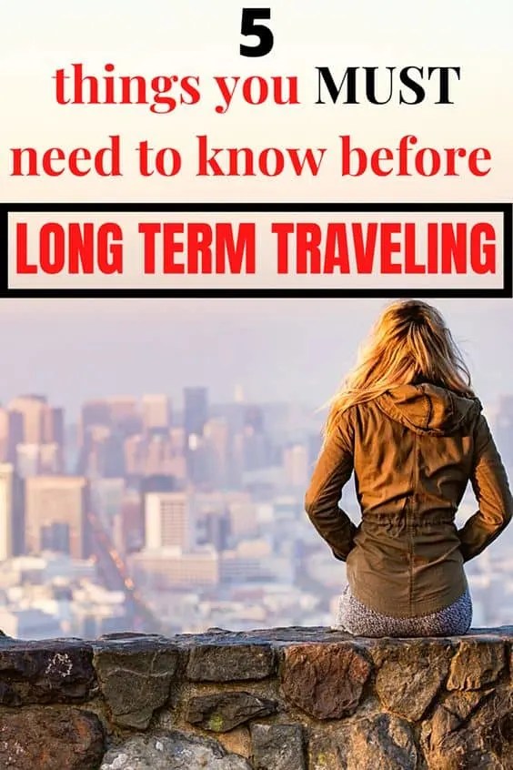 Long Term Travel Packing List- 20+ Important Items To Bring 14 long term travel