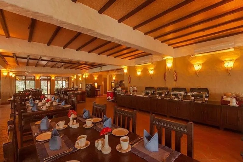 Green Park Chitwan Review- A Luxurious Hotel In Rural Nepal 3 resort dining room