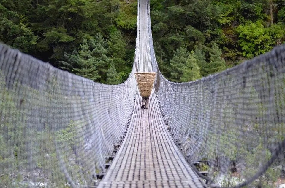 The ultimate guide to trekking Tsum Valley in Nepal 2 Nepal mountain bridge