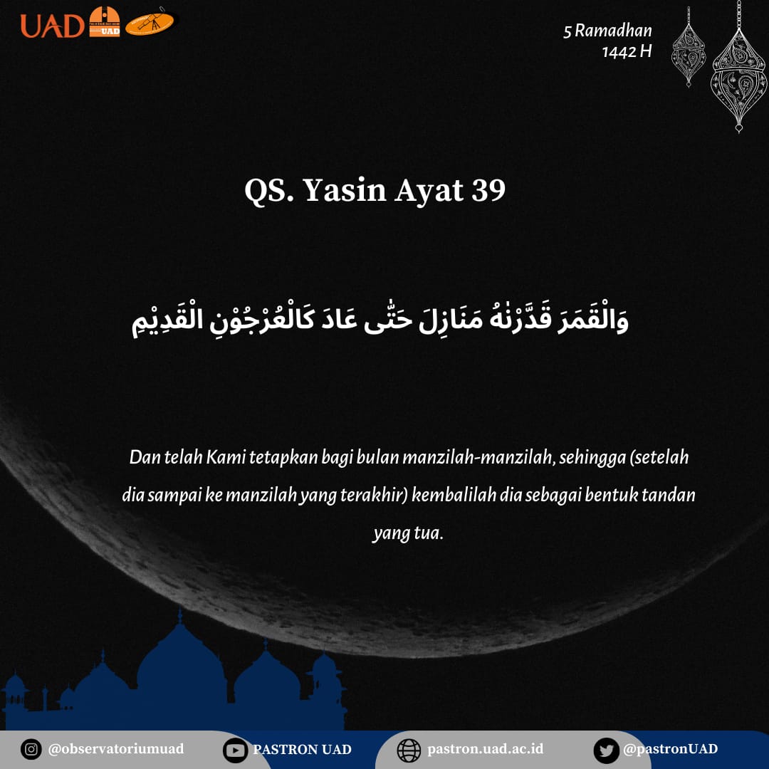 Kajian Ayat-ayat Kauniyah” Astronomi ” Ramadhan hari ke-Lima – Pusat Studi Astronomi
