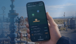 Connected field worker app on mobile phone