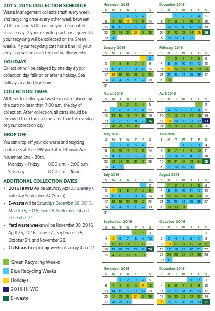 Trash And Recycling Town Of Tyngsborough Official Site And nightfall on your designated pickup day by Waste Management. Trash And Recycling Town Of Tyngsborough Official Site For Salem residents.