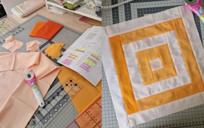 Débuter le patchwork machine facilement avec mon défi