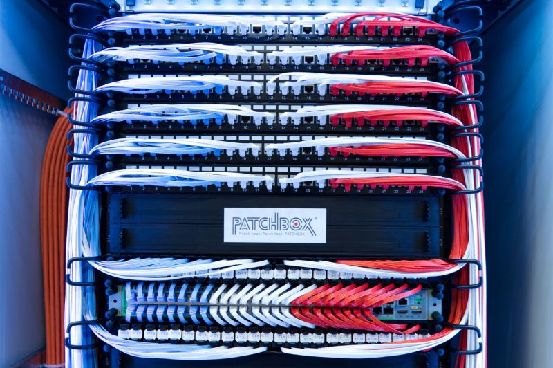 Structured Cabling And Network Rack Setup - Minimal Photo Collection - 4K Quality