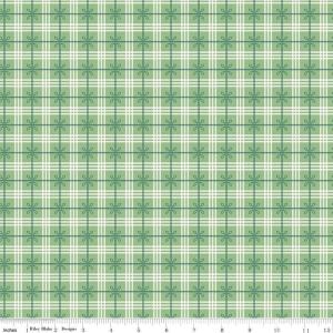 Riley Blake Bee Plaids Leaf