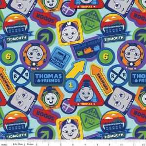 Riley Blake Thomas & Friends Full Steam Ahead 10A
