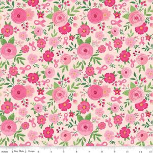 Riley Blake Strength In Pink 23B