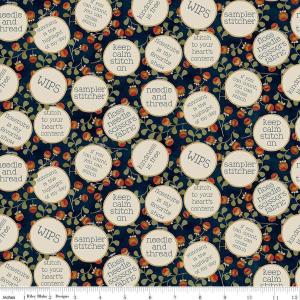 Riley Blake Stitchy Birds 02M