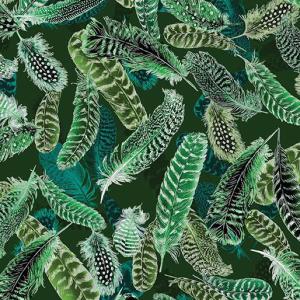 Benartex Gilded Feathers 34M-44