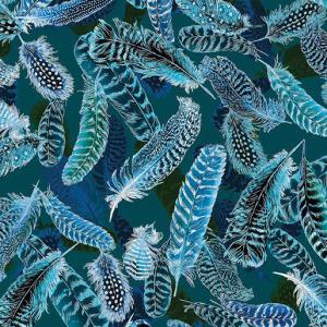 Benartex Gilded Feathers 34M-84
