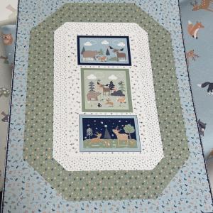 "Foxfire" Benartex Cozy Forest Flannel Kit 56"x72"