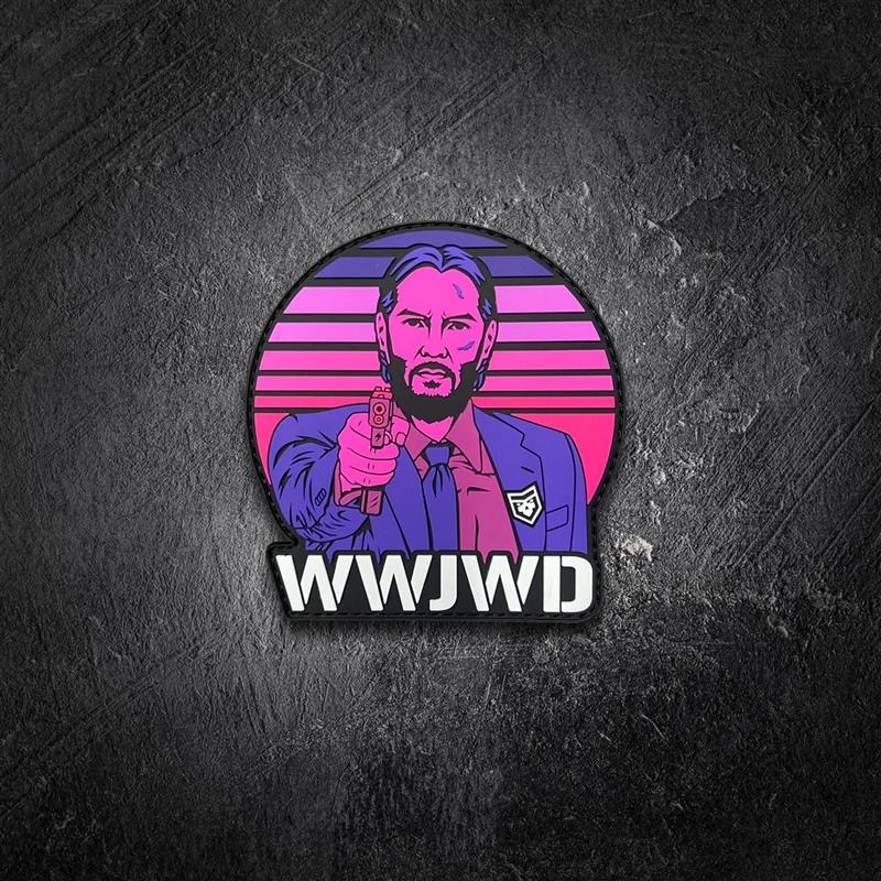 Wwjwd What Would John Wick Do Pvc Morale Patch Patchops - Premium Nature Design Gallery - HD