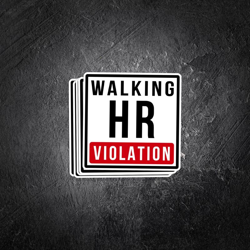 Walking Hr Violation - Gorgeous Vintage Photo - 4K