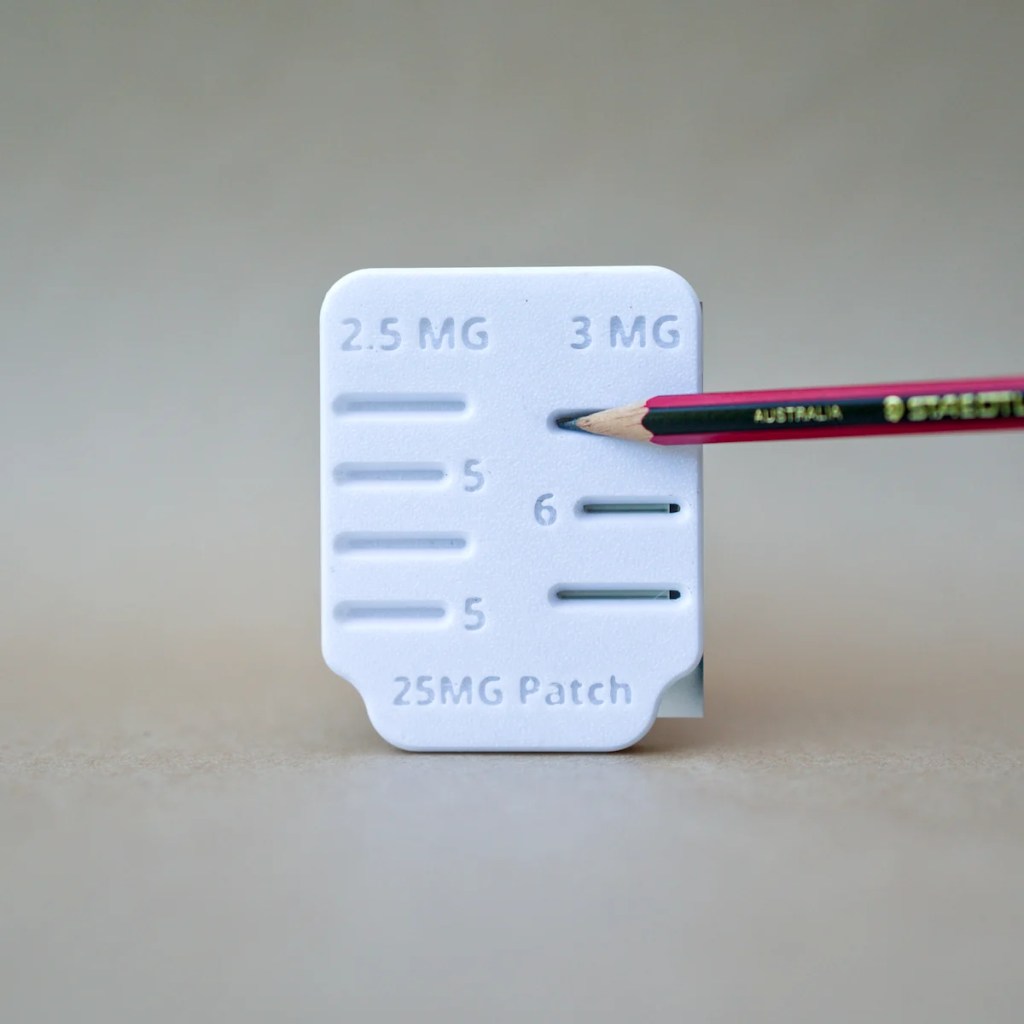 Patch Portion Tool for 25MG Nicorette Nicotine Patches dsc6085