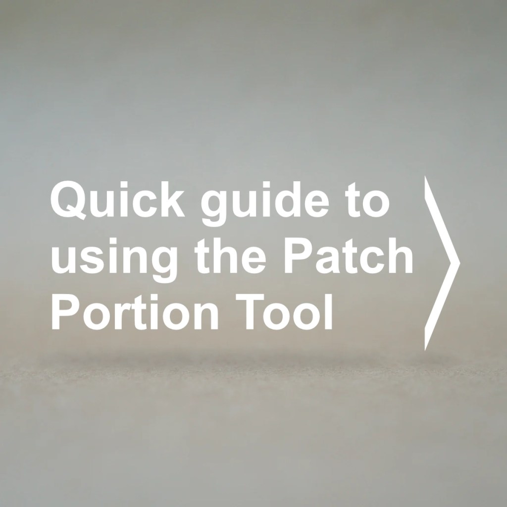 Patch Portion Tool for 25MG Nicorette Nicotine Patches quick guide