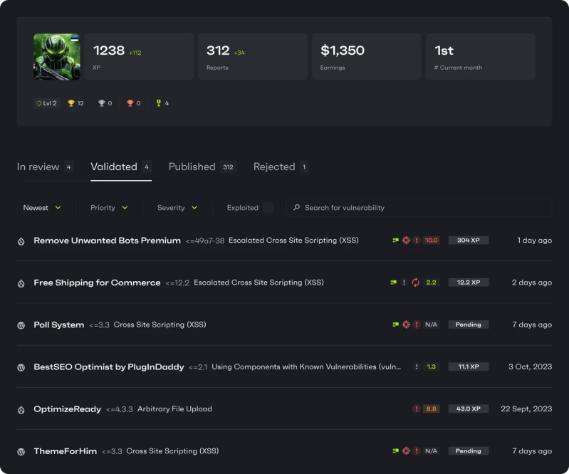 Reporting Vulnerabilities In Wordpress Patchstack Bug Bounty - Artistic Abstract Picture - Retina