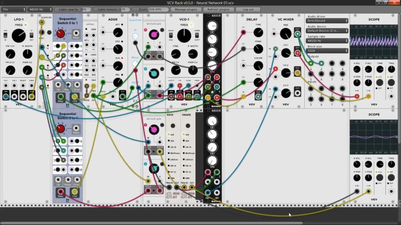 Vcv Rack Artificial Neural Network Nlc Neurons To Mutable Instruments - Premium Nature Art Gallery - Full HD