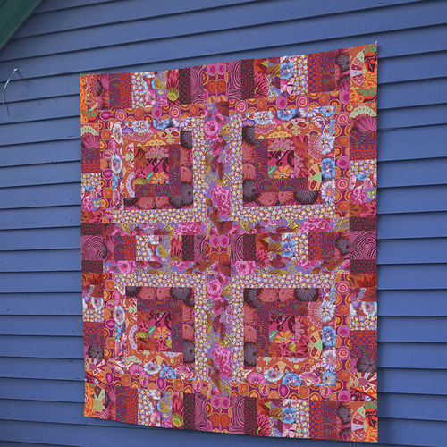 quilt Logcabin Kaffe Fassett