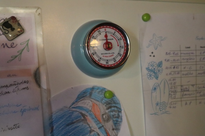 Le minuteur pour se lancer dans un quart d'heure de patchwork