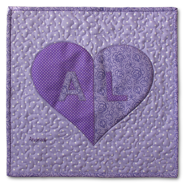 Vankúšik pre Andreu, patchwork, charita