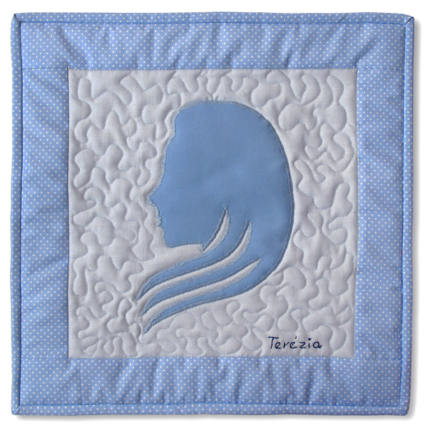 Vankúšik pre Teréziu, patchwork, charita