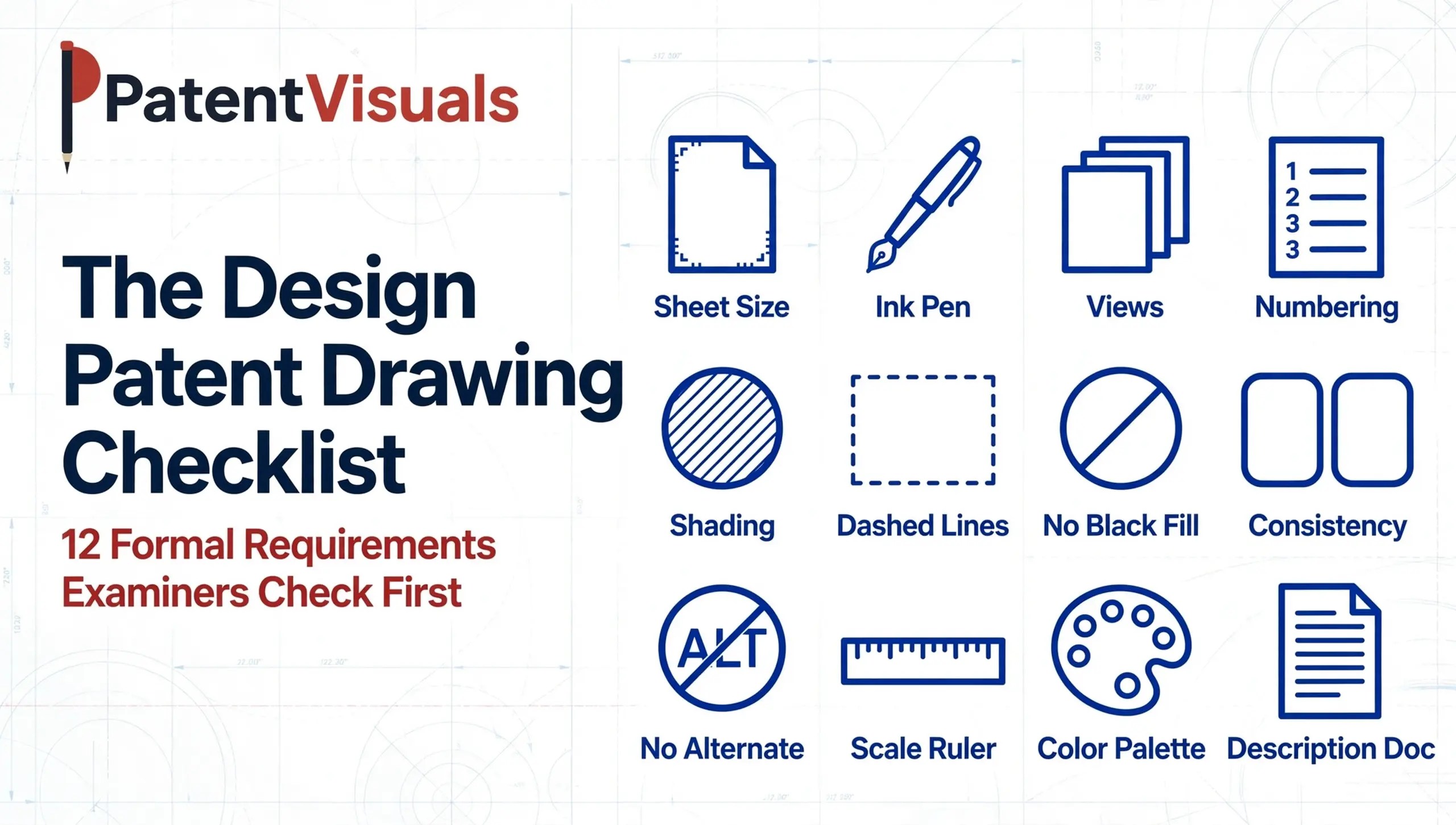 Design Patent Drawing Checklist