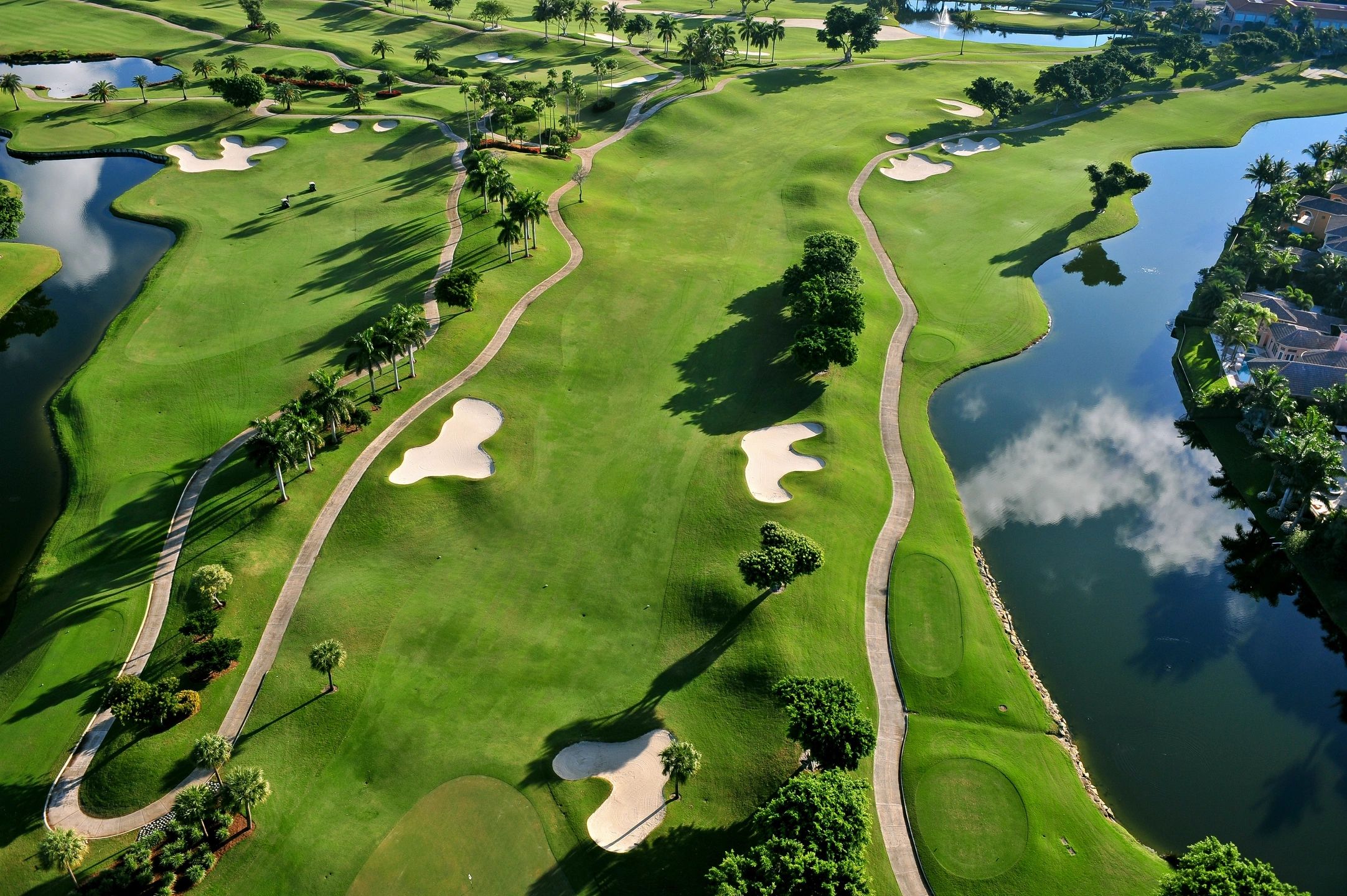 Golf Resort Aerial View