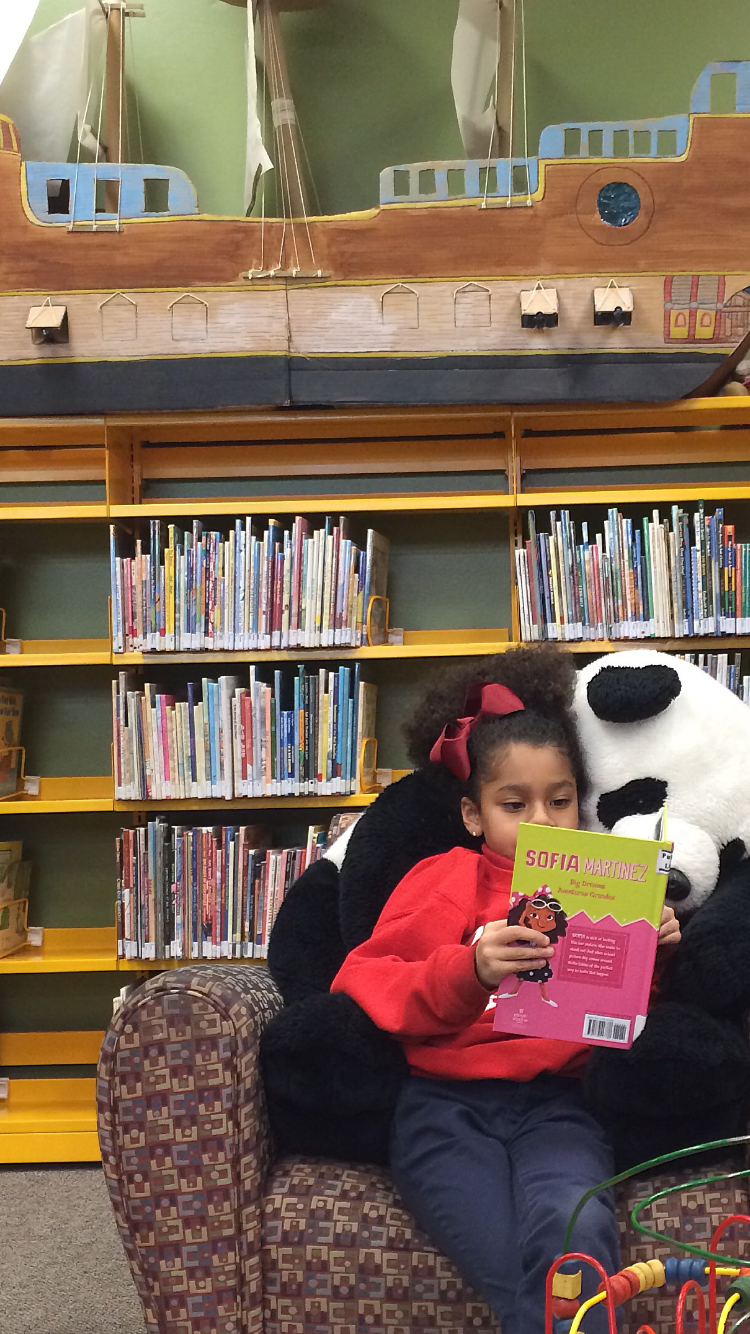 Reading gives her a new life.