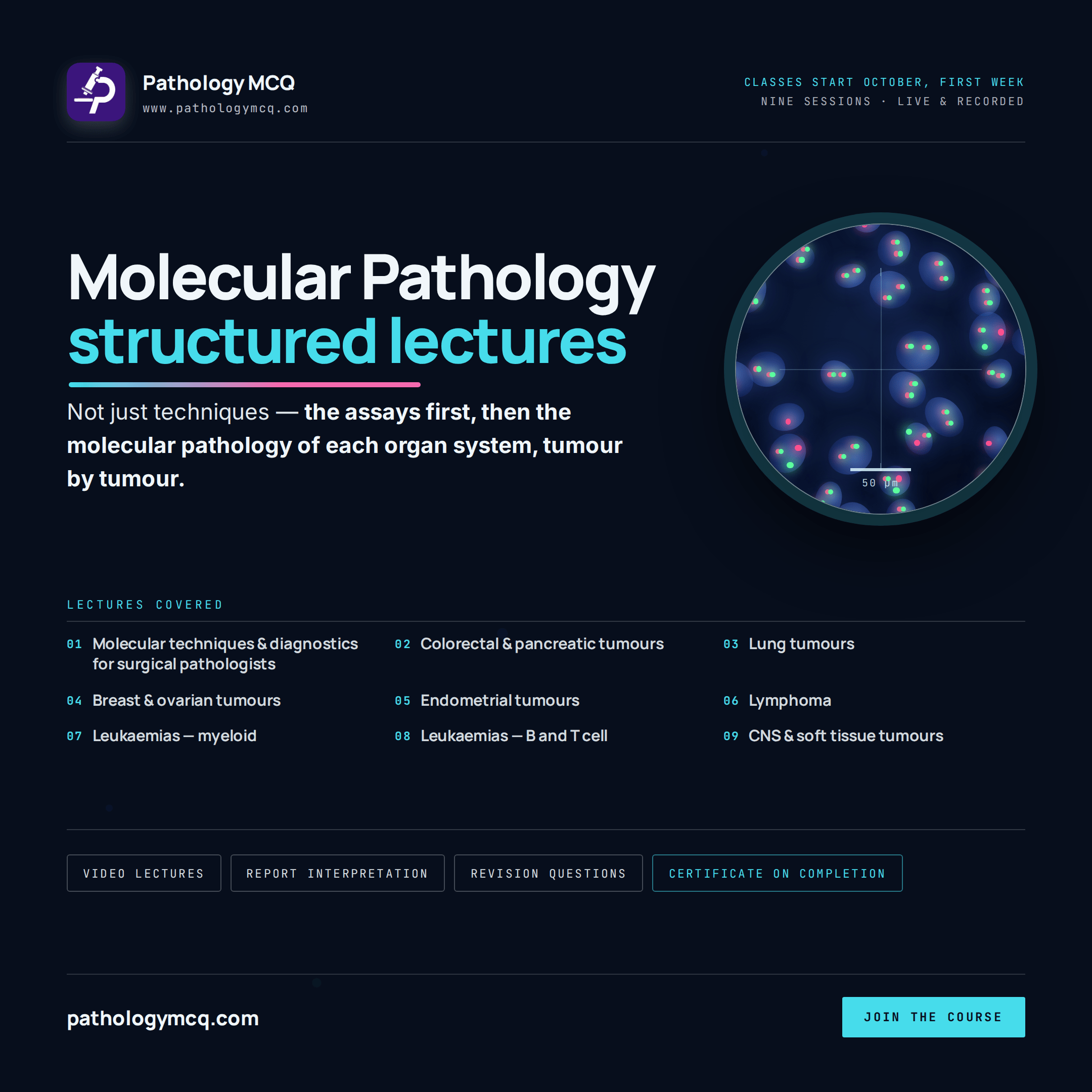 Molecular Pathology Structured Lectures