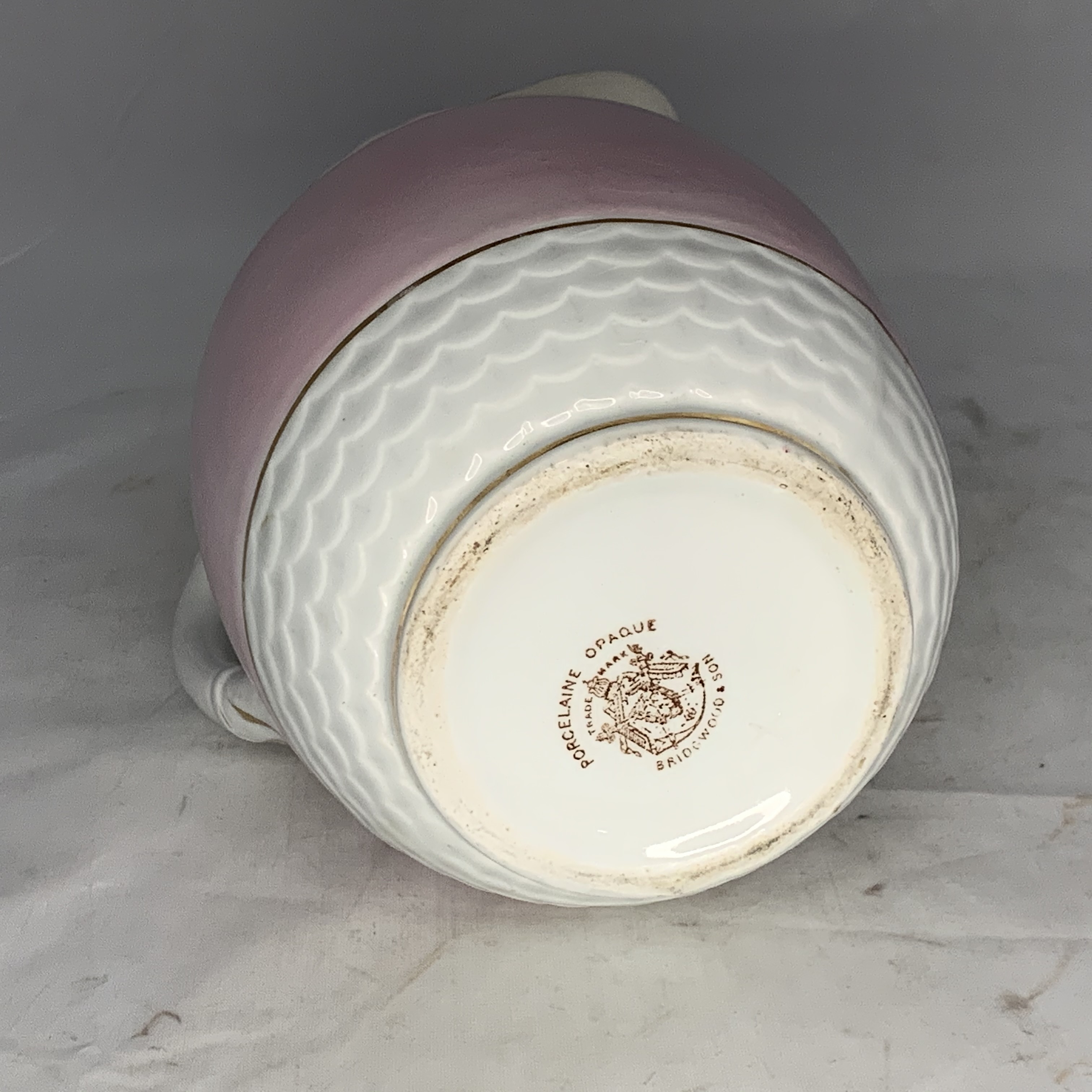 19th C. Sampson Bridgwood & Son Porcelain Opaque Hand Painted