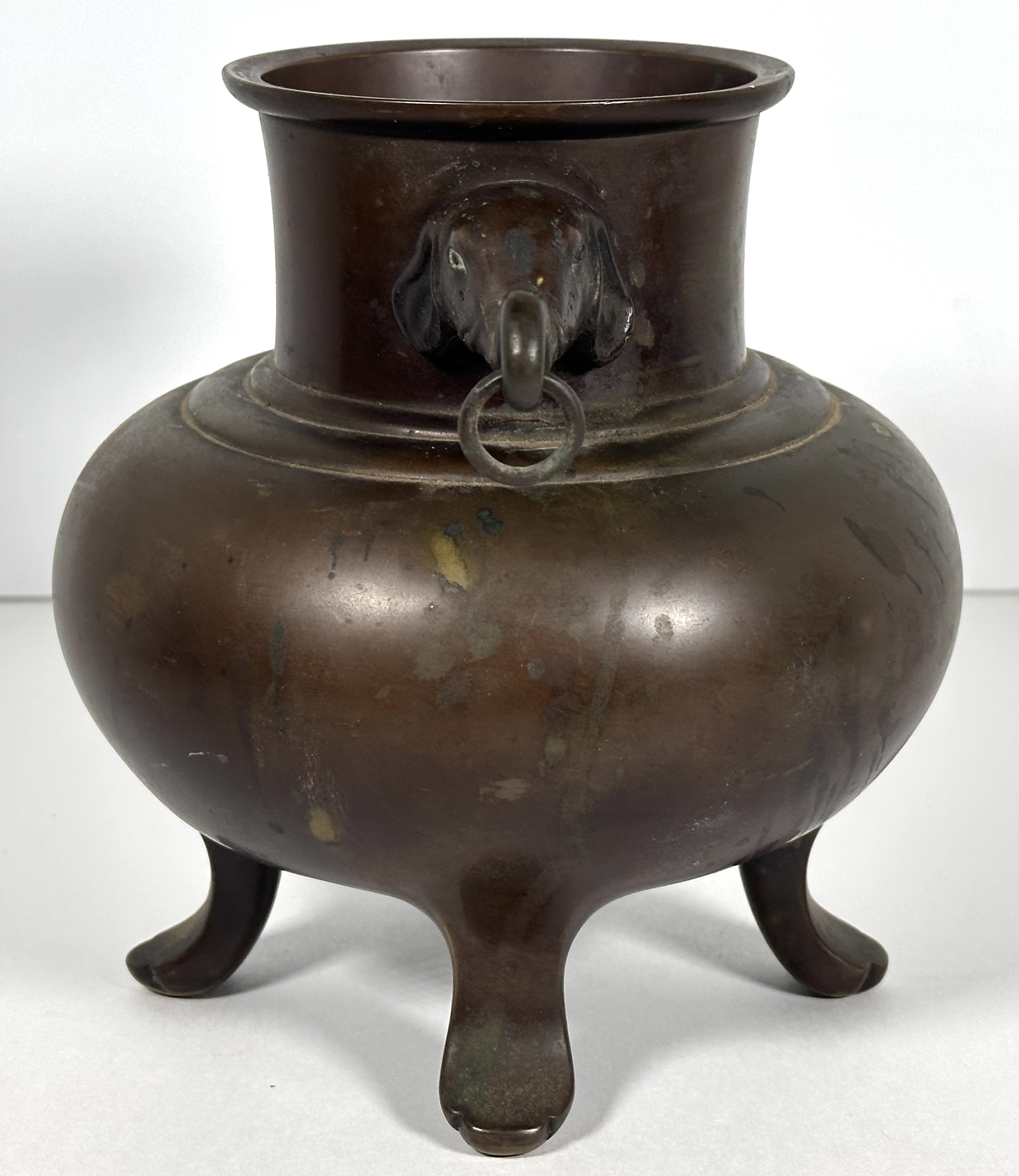 Japanese Seizan Bronze Elephant Censer - Image 4