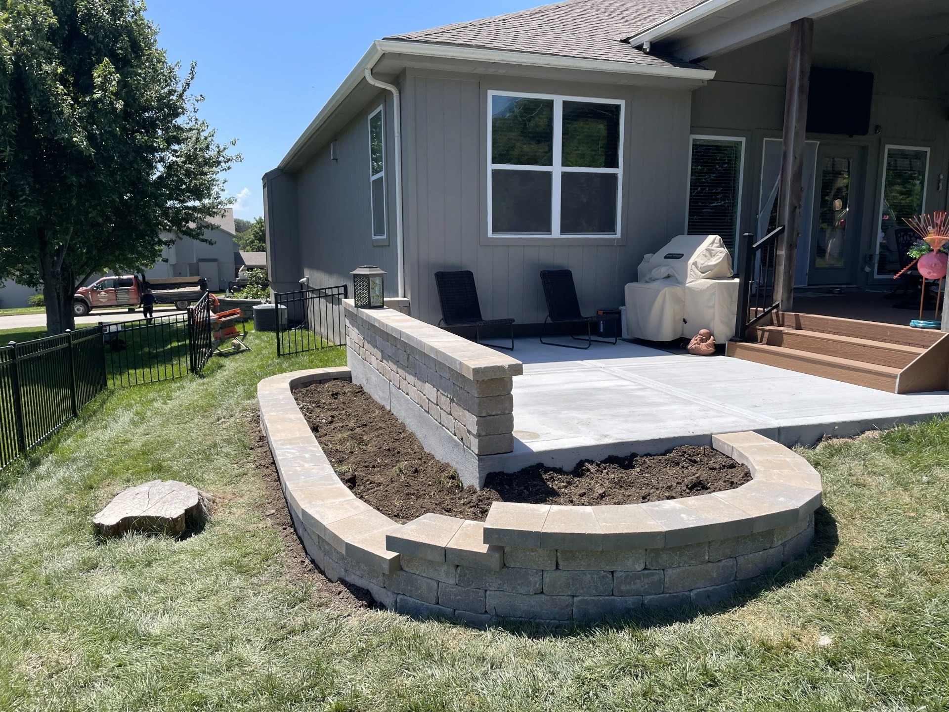 retaining walls | pathview landscaping | kansas city kansas