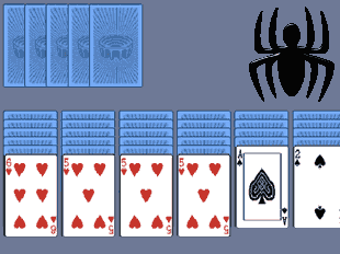 Spider Solitair Goud Op Patience Spel Net