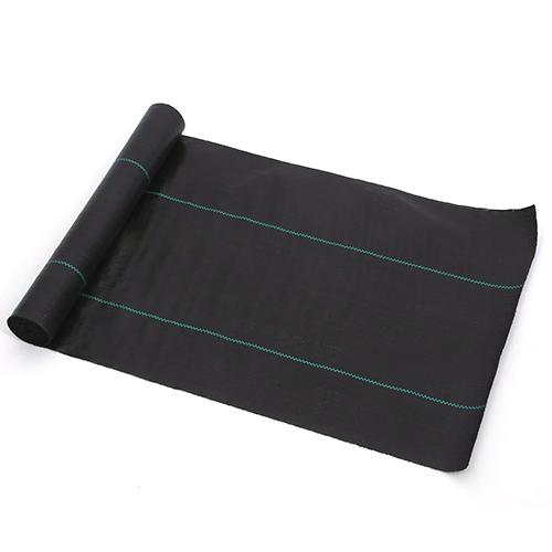 Weed Control Mat PP Woven Weed Barrier Black 110g 1.83m x 50m (6FT x 165FT)