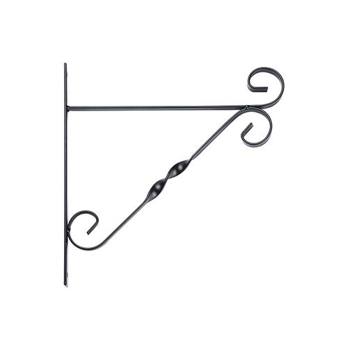 Garden Wall Hanger For Planters Black 25.5cm(10")