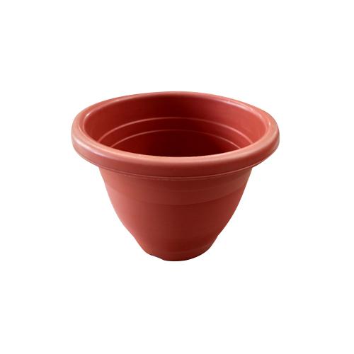 Flower Pot Round Plastic Terracotta with Plate D49xH34.5cm(19.3"x13.6")