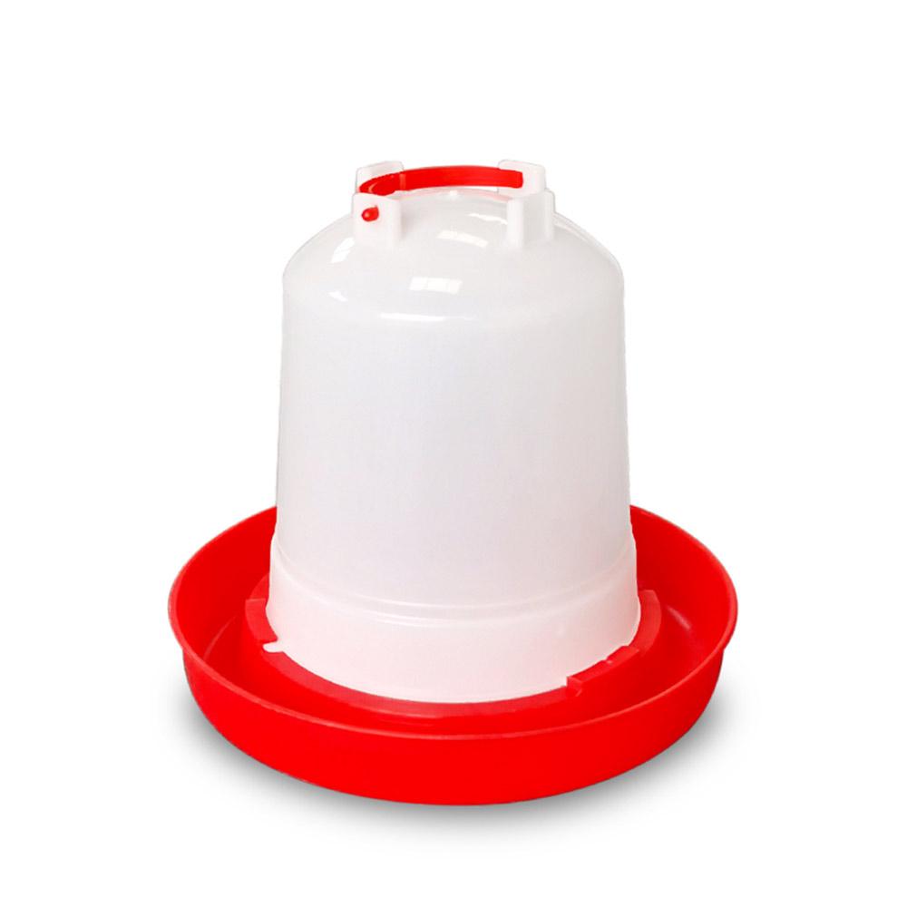 Poultry Drinker Plastic 2.5L 3.5x22.5x20.5cm(1.3"X8.8"x8")