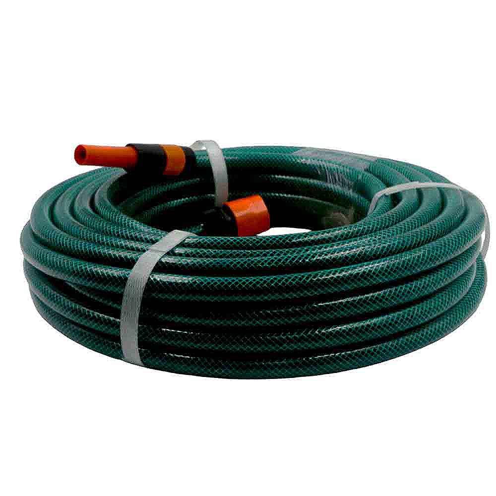 Garden Hose Dark Green PVC 12mm(1/2")x30M(98') Fitted