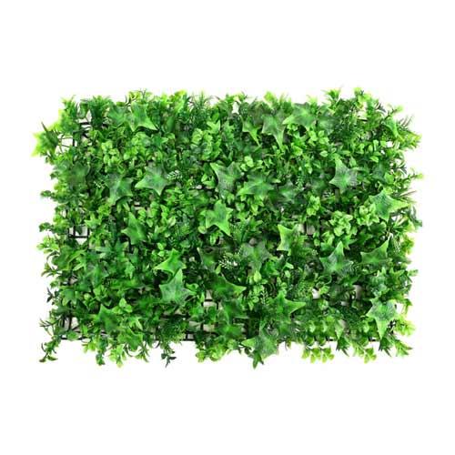 Plant Grass Wall Panel Artificial Hedge Decorative Greenery Wall Backdrop Mixed 60x40cm (23.6"x15.7")