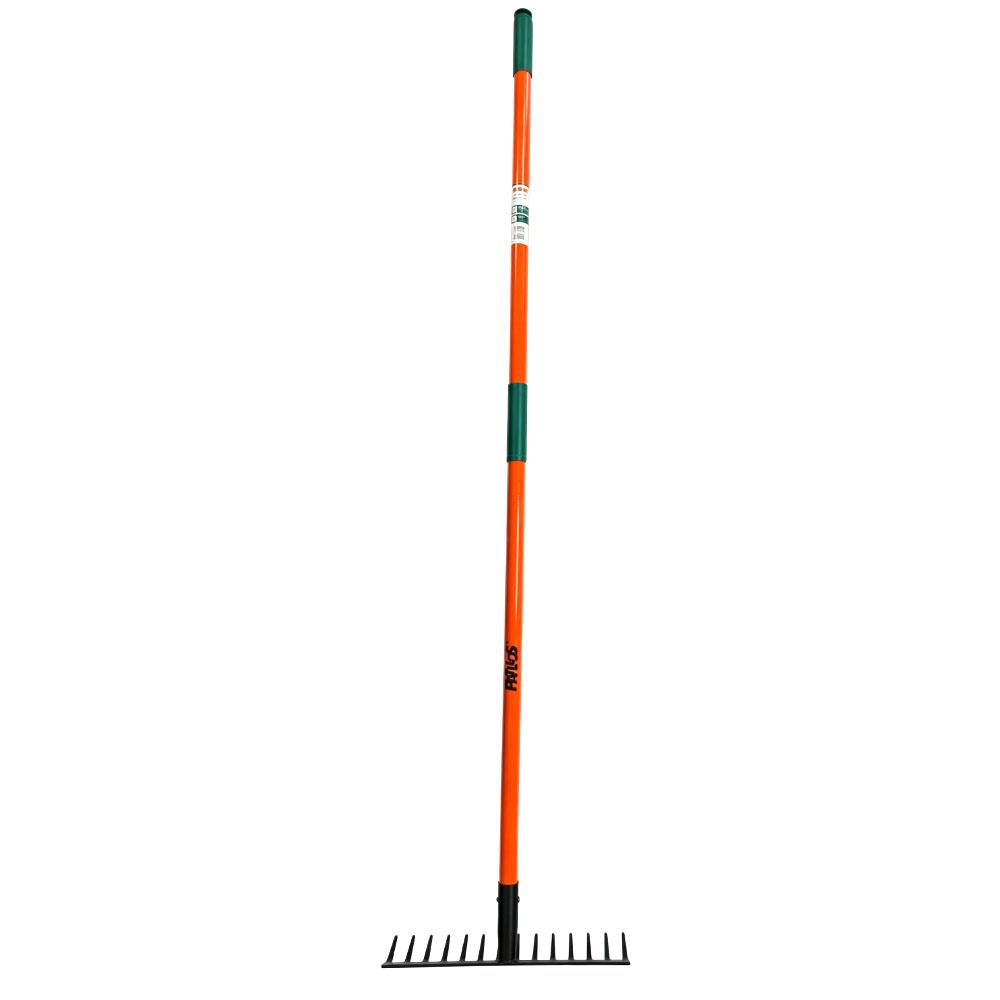 Garden Rake 14T Cushion Grip With Long Fibreglass Handle 150cm (59")
