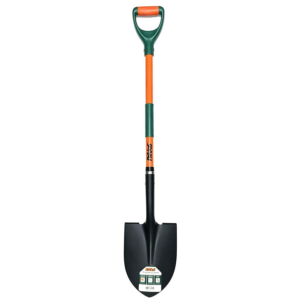 Shovel Round Mouth With Fibreglass Handle D Grip 117cm (46")