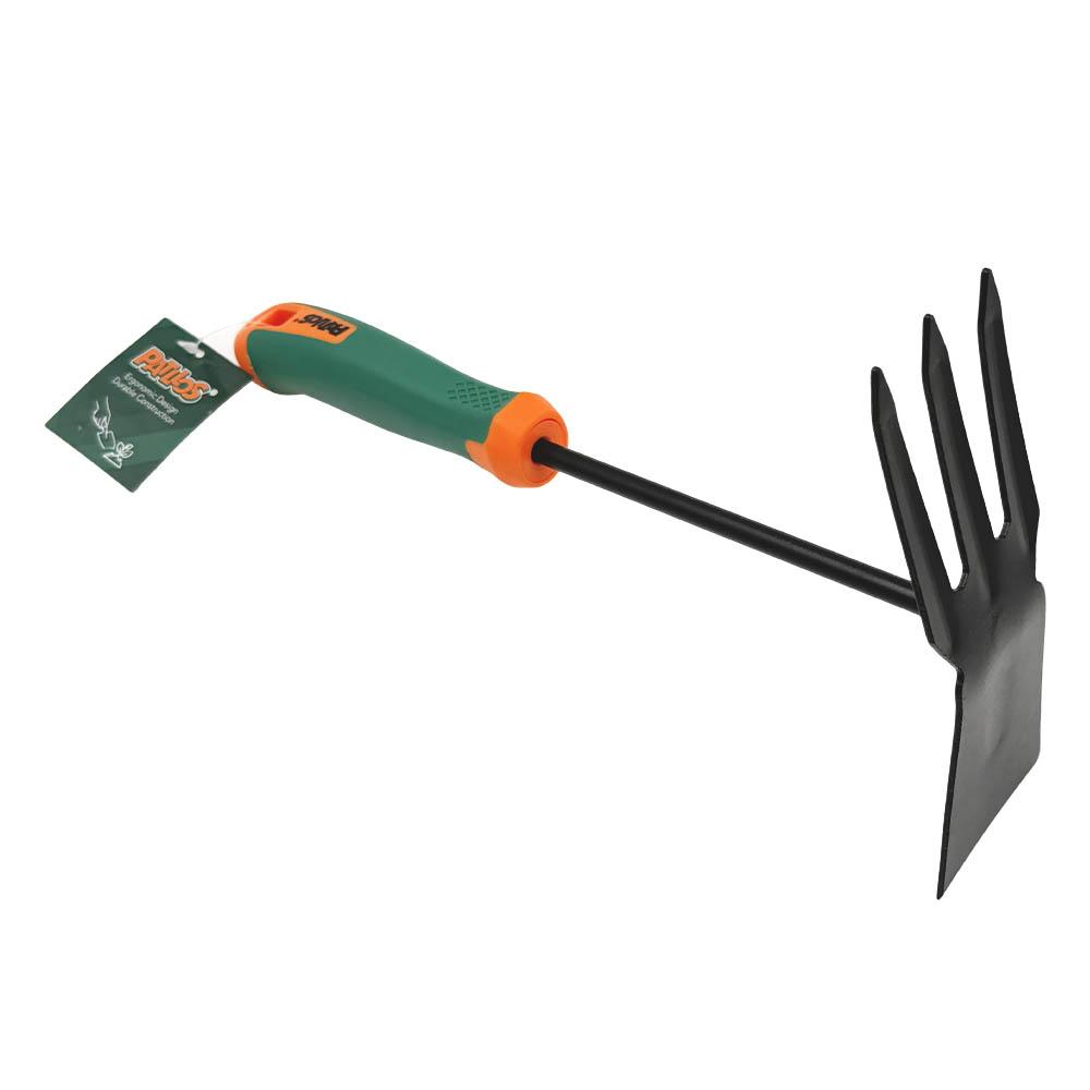 Garden Small Tool Hand Cultivator with Mattock Plastic Handle 32x18.5cm (12.6"x7.3")