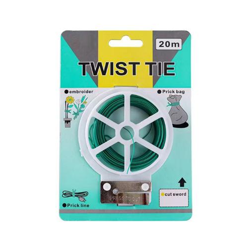 Garden Wire Plant Twist Tie Wire Green 2.0mm (0.08") 20m (65')