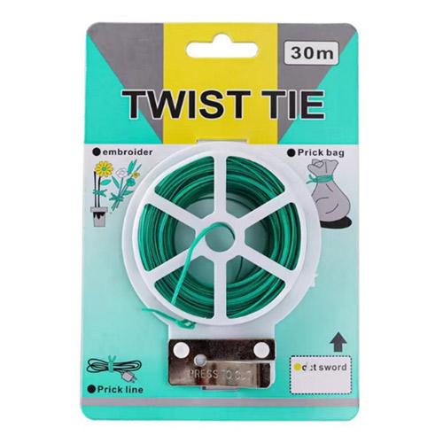 Garden Wire Plant Twist Tie Wire Green 2.0mm (0.08") 30m (100')