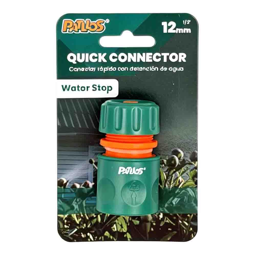 Quick Hose Connector With Water Stop 12mm (1/2") UV Resistance