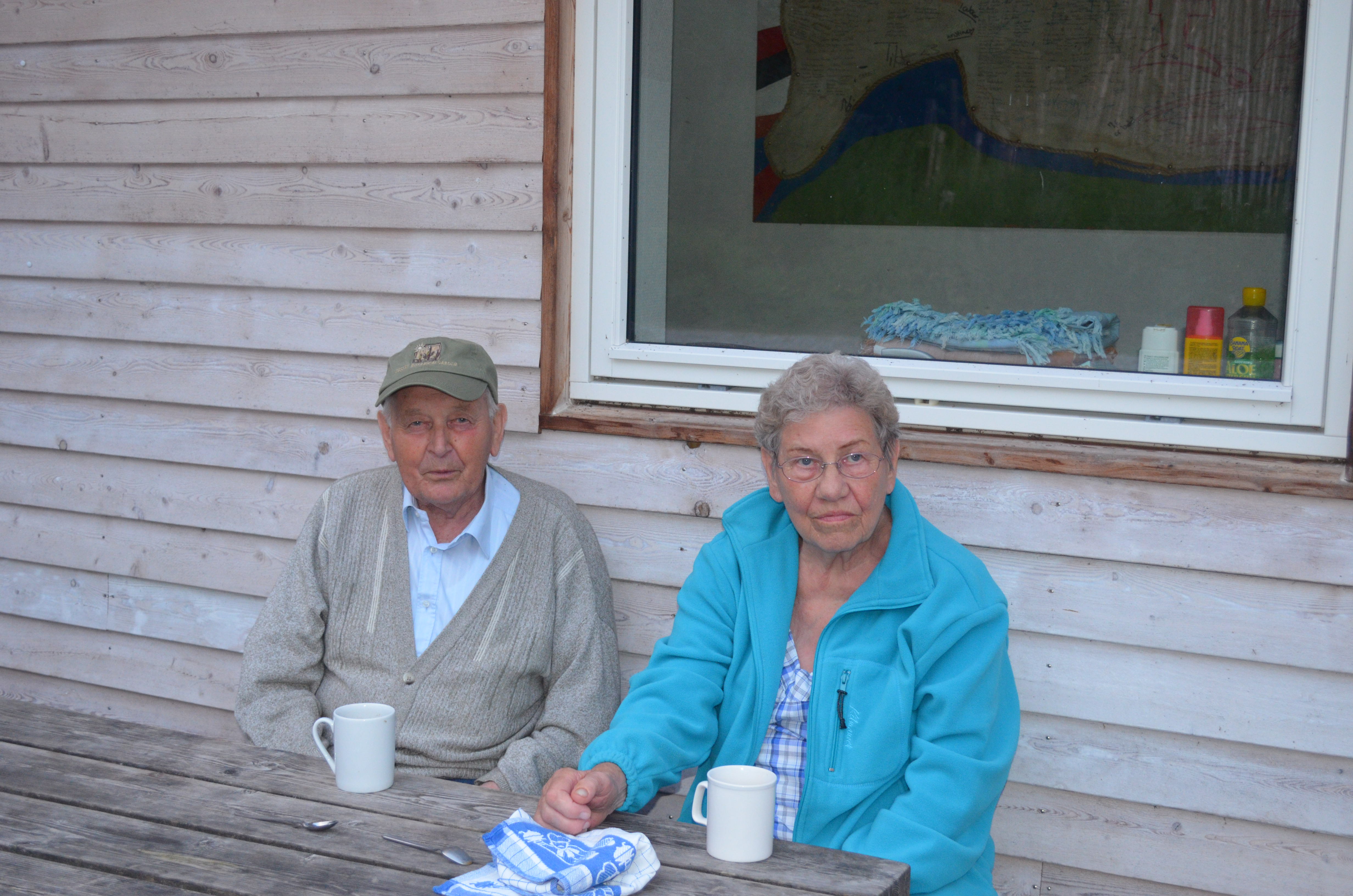 Ole's mother Elsie and her boyfriend Eric.