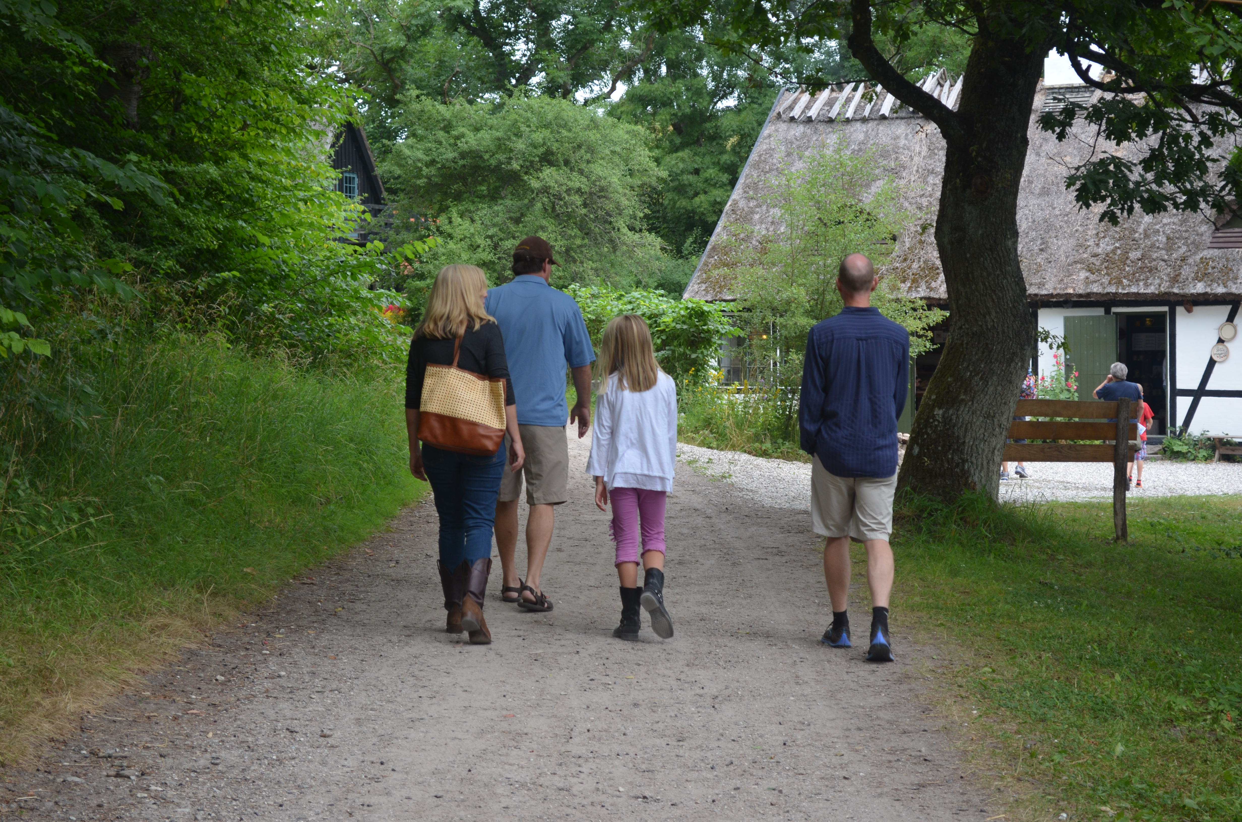 Arriving to the interactive Viking Museum.