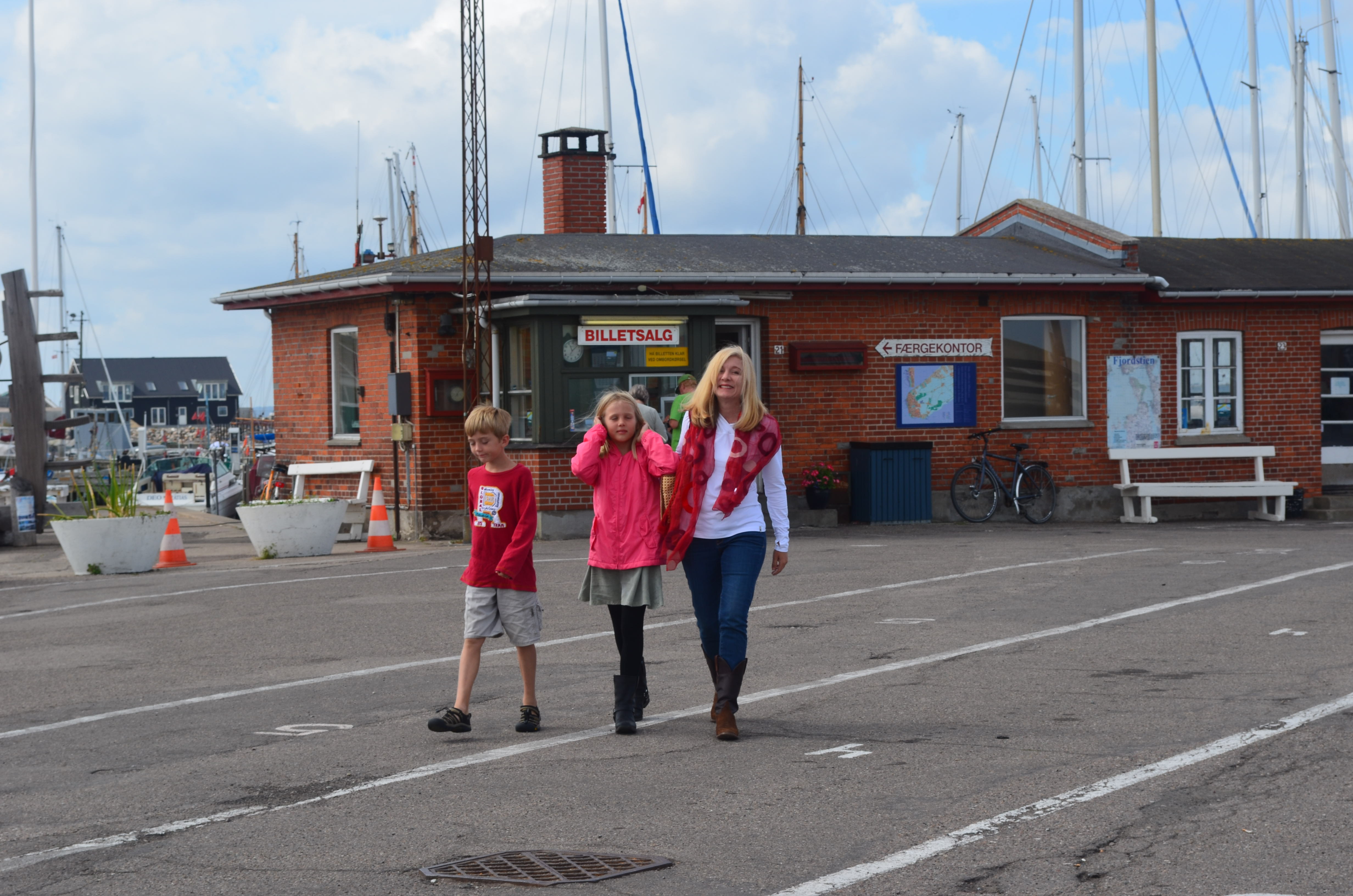 We started off the day by driving to Hundested to catch the ferry at