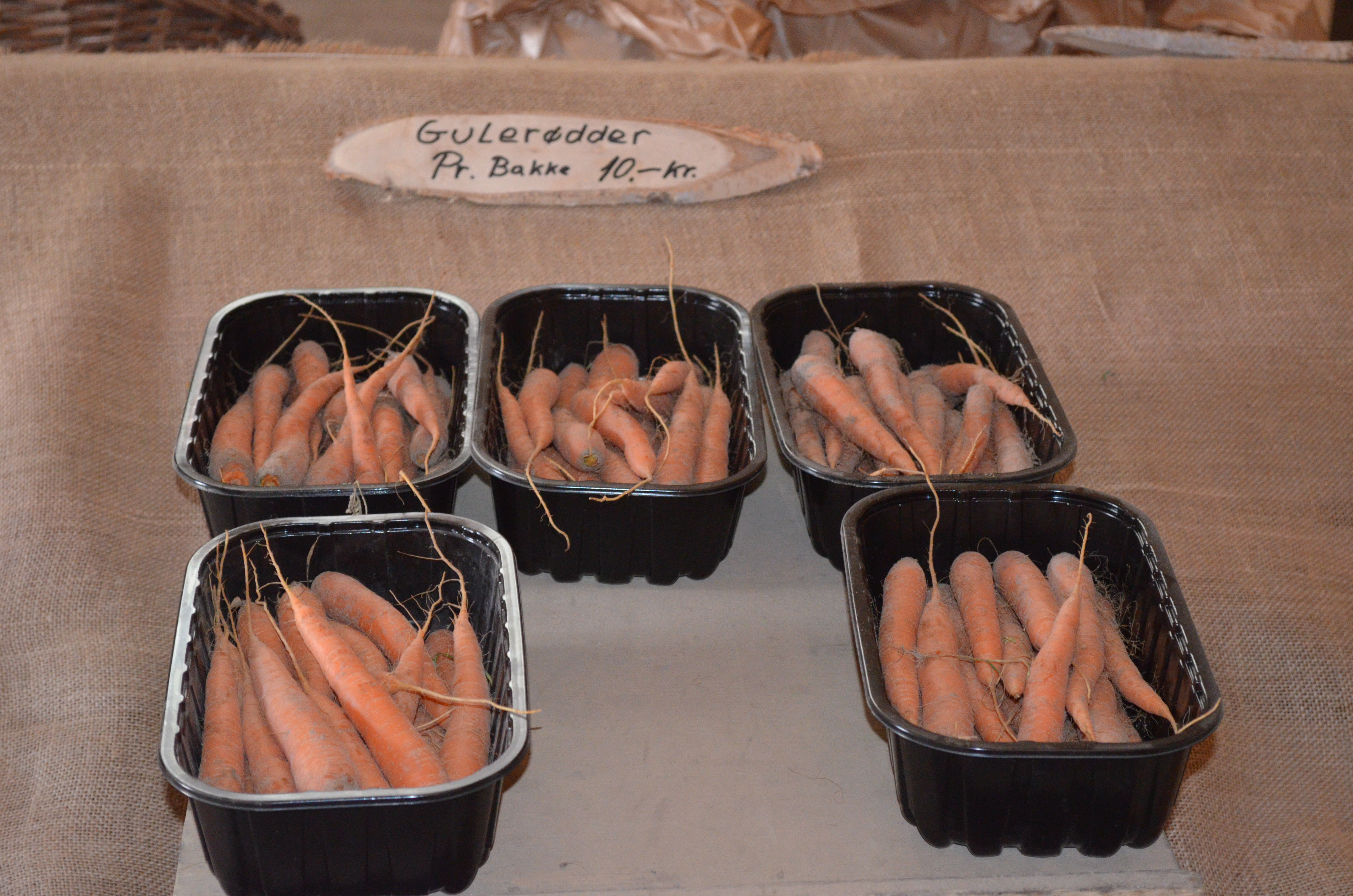 The carrots in this region are famous in Denmark.